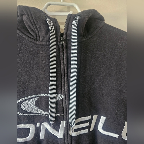 O'Neill Men's XXL Full Zip Black Hoodie - Picture 2 of 14